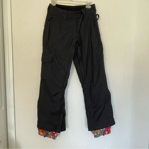 Core Powder Room Ski/Snowboard Pant Women’s XS 5000mm/waterproofing ,Black, Zip,